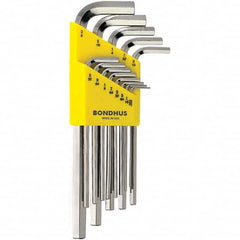 Bondhus - Hex Key Sets Tool Type: Hex Handle Type: L-Key Long Arm - Caliber Tooling