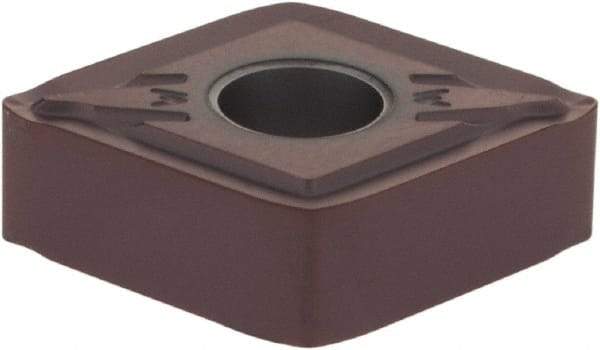 Seco - CNMG432W FF2 Grade TP1030 Cermet Turning Insert - 80° Diamond, 1/2" Inscr Circle, 3/16" Thick, 1/32" Corner Radius - Caliber Tooling