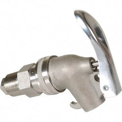 Vestil - 3/4" NPT Stainless Steel Adjustable Drum Faucet - 6" Long Extension - Caliber Tooling