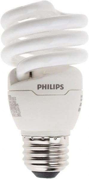 Philips - 13 Watt Fluorescent Residential/Office Medium Screw Lamp - 4,100°K Color Temp, 900 Lumens, 120 Volts, EL/mDT, 10,000 hr Avg Life - Caliber Tooling