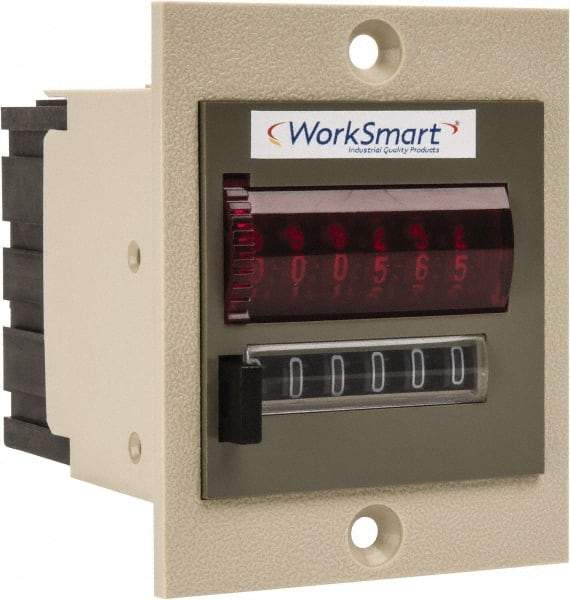 Value Collection - 6 Digit Mechanical Display Electromechanical Counter - Manual Reset - Caliber Tooling