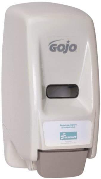 Ability One - 800 mL Liquid Hand Sanitizer Dispenser - Plastic, Hanging, White - Caliber Tooling