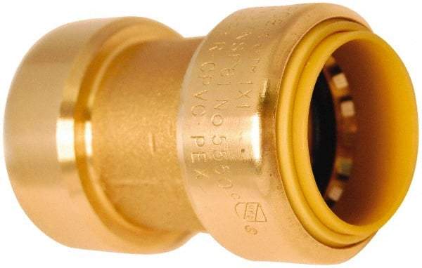 Value Collection - 1-1/2" Tube OD, 1-5/8 Standard Lead Free Brass Push-to-Connect Tube Union - Tube to Tube Connection, 200 Max psi, EPDM O-Ring - Caliber Tooling