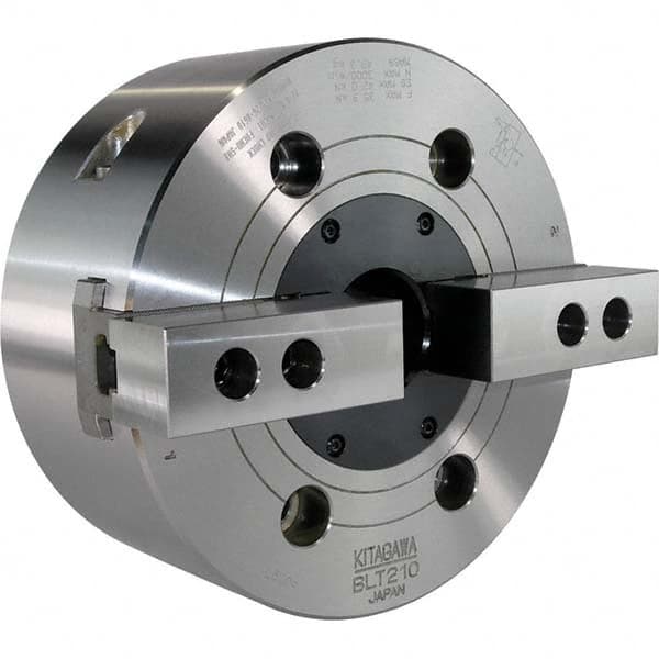 Kitagawa - Power Lathe Chucks Chuck Diameter (Decimal Inch): 10.0000 Number of Jaws: 2 - Caliber Tooling