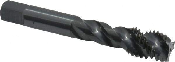 OSG - 5/8-11 UNC 3 Flute 3B Modified Bottoming Spiral Flute Tap - Vanadium High Speed Steel, Oxide Finish, 3-13/16" OAL, Right Hand Flute, Right Hand Thread, H3, Series 303 - Caliber Tooling