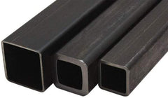 Value Collection - 1-1/2 Inch Square x 6 Ft. Long, Low Carbon Steel, Square Welded Tube - 0.06 Inch Wall Thickness, Low Carbon Grade - Caliber Tooling