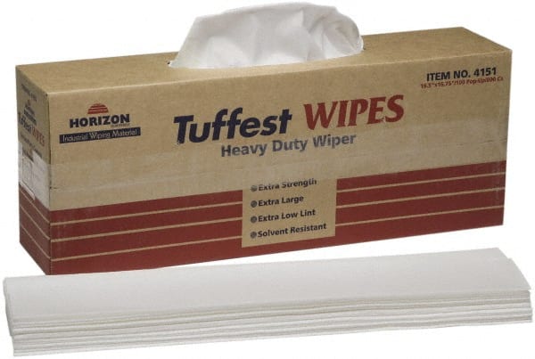 Ability One - Wipes; Type: Cleaning ; Sheet Length (Inch): 19-1/2 ; Sheet Width (Inch): 16-3/4 ; Sheets per Package: 800 ; Container Type: Box - Exact Industrial Supply