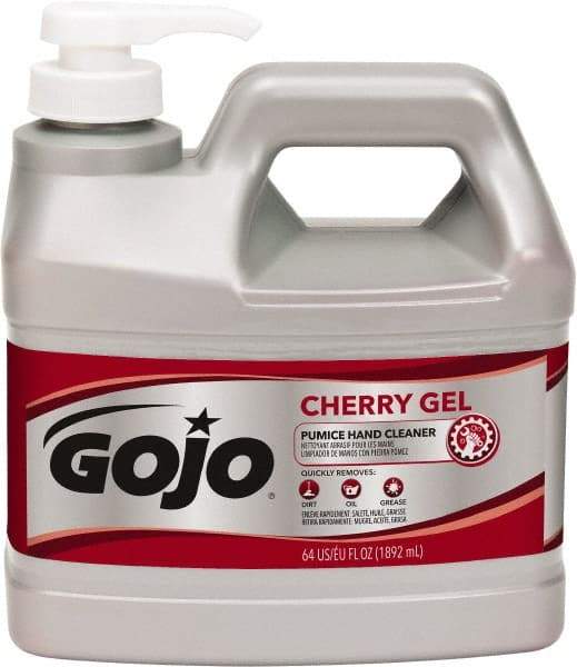 GOJO - 1/2 Gal Bottle Gel Hand Cleaner - Red, Cherry Scent - Caliber Tooling