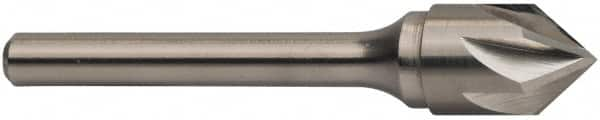 Keo - 1-1/2" Head Diam, 3/4" Shank Diam, 6 Flute 100° Solid Carbide Countersink - Caliber Tooling