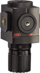 ARO/Ingersoll-Rand - 1 NPT Port, 290 CFM, Aluminum Heavy-Duty Regulator - 0 to 140 psi Range, 250 Max psi Supply Pressure, 1/8" Gauge Port Thread, 4.091" Wide x 7.223" High - Caliber Tooling