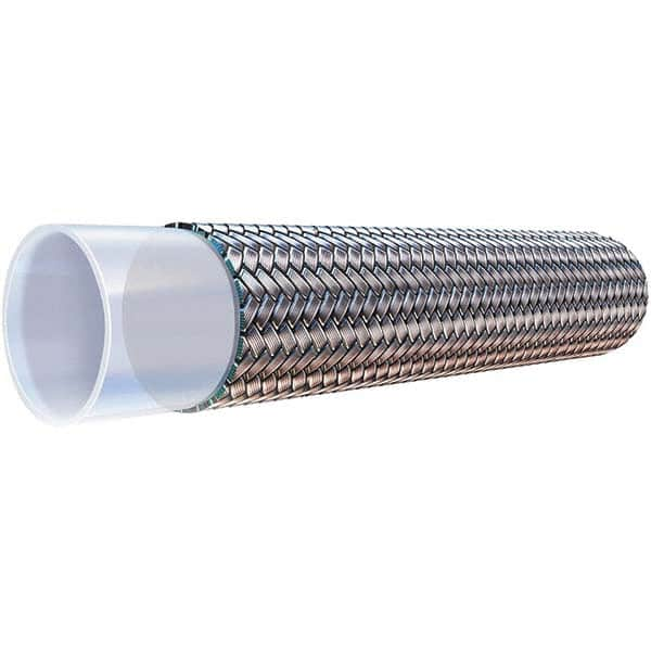 Parker - 1/2" ID x 5/8" OD, 1,500 psi Work Pressure Hydraulic Hose - 6-1/2" Radius, PTFE, -100°F to 450°F - Caliber Tooling