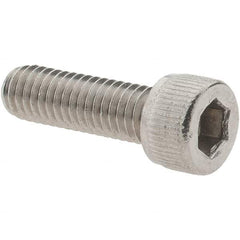 Value Collection - #10-32 UNC Hex Socket Drive, Socket Cap Screw - Grade 316 Stainless Steel, Fully Threaded, 5/8" Length Under Head - Caliber Tooling