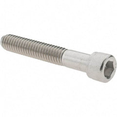 Made in USA - 5/16-18 UNC Hex Socket Drive, Socket Cap Screw - Grade 316 Stainless Steel, 2" Length Under Head - Caliber Tooling