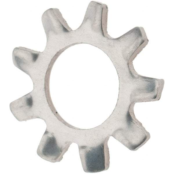 Value Collection - #10 Screw, 0.204" ID, Stainless Steel External Tooth Lock Washer - 0.41" OD, Grade 410 - Caliber Tooling