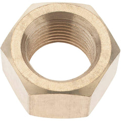 Value Collection - 3/4-18 UNF Brass Right Hand Hex Nut - 1-7/64" Across Flats, 41/64" High - Caliber Tooling