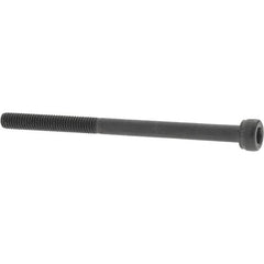 Value Collection - M3x0.50 Metric Coarse Hex Socket Drive, Socket Cap Screw - Grade 12.9 Alloy Steel, Black Oxide Finish, Partially Threaded, 45mm Length Under Head - Caliber Tooling