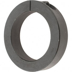 Value Collection - 2-7/16" Bore, Steel, One Piece One Piece Split Shaft Collar - 3-1/2" Outside Diam, 3/4" Wide - Caliber Tooling