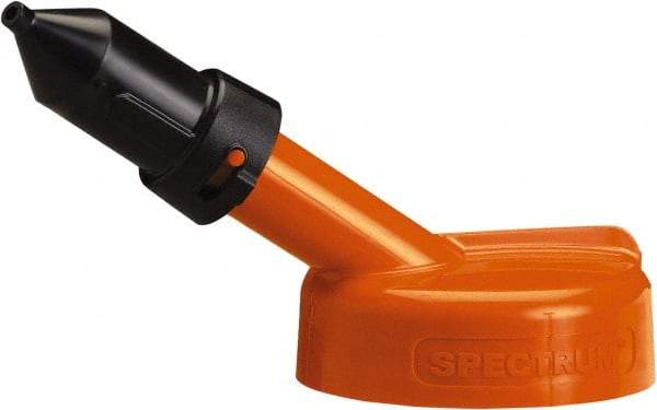 Trico - 4 Gal Capacity Polyethylene Oil Storage System - 1/4" Tip OD, 7" Straight Spout, Orange - Caliber Tooling