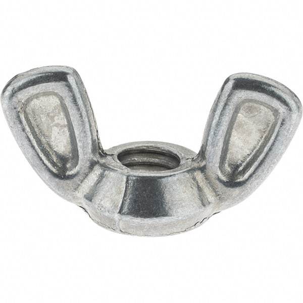 Value Collection - 5/16-18 UNC, Zinc Plated, Alloy Steel Type 1 Wing Nut - 1-7/32" Wing Span, 5/8" Wing Span - Caliber Tooling