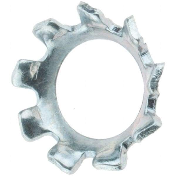 Value Collection - #10 Screw, Steel Countersunk External Tooth Lock Washer - Zinc-Plated, Grade 2 - Caliber Tooling