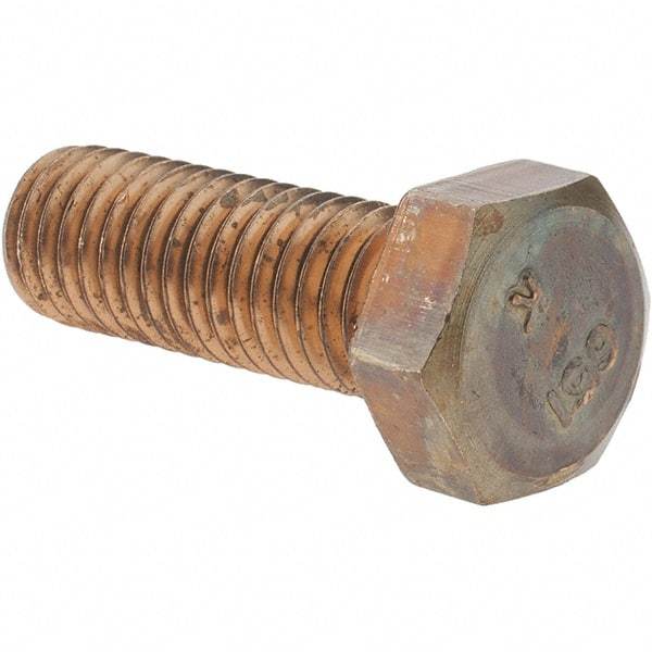 Value Collection - 1/2-13 UNC, 1-1/2" Length Under Head Hex Head Cap Screw - Silicon Bronze, 3/4" Hex - Caliber Tooling