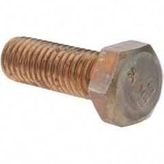 Value Collection - 1/2-13 UNC, 1-1/2" Length Under Head Hex Head Cap Screw - Silicon Bronze, 3/4" Hex - Caliber Tooling