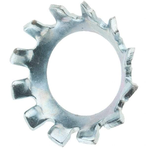 Value Collection - 1/4" Screw, Steel Countersunk External Tooth Lock Washer - Zinc-Plated, Grade 2 - Caliber Tooling