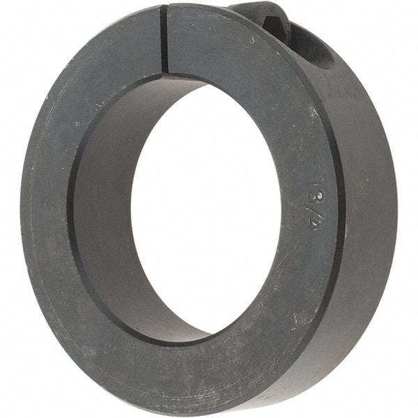 Value Collection - 1-3/4" Bore, Steel, One Piece Clamp Collar - 2-3/4" Outside Diam, 11/16" Wide - Caliber Tooling