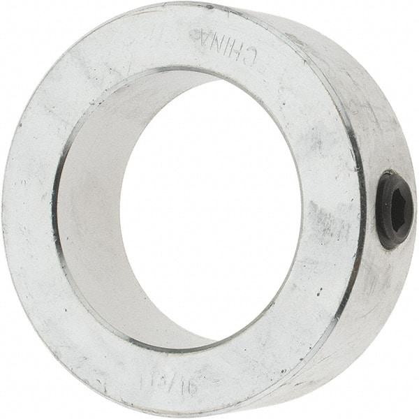 Value Collection - 1-13/16" Bore, Steel, Set Screw Shaft Collar - 2-3/4" Outside Diam, 7/8" Wide - Caliber Tooling