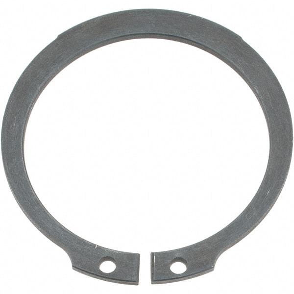 Rotor Clip - 43.5mm Groove Diam, 46mm Shaft Diam, Phosphate Spring Steel, Snap External Retaining Rings - 1.85mm Groove Width, 1.25mm Groove Depth, 1.75mm Ring Thickness, Grade DIN I7221 _ I7223 - Caliber Tooling