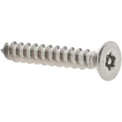 Value Collection - #10 Flat Head Torx Sheet Metal Screw - Stainless Steel, 1-1/4" OAL, Grade 18-8, T25 Drive - Caliber Tooling