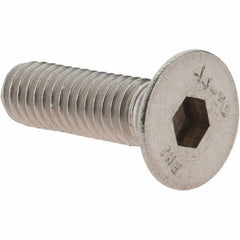 Value Collection - M6x1.00 Metric Coarse Hex Socket Drive, 90° Flat Screw - Grade 316 & Austenitic A4 Stainless Steel, Partially Threaded, 20mm OAL - Caliber Tooling