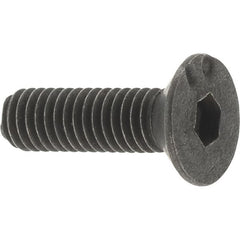 Value Collection - M3x0.50 Metric Coarse Hex Socket Drive, 90° Flat Screw - Grade 12.9 Alloy Steel, Black Oxide Finish, Fully Threaded, 10mm OAL - Caliber Tooling