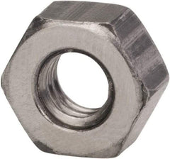 Made in USA - 3/8-16 UNC Steel Right Hand Hex Nut - 9/16" Across Flats, 0.337" High, Zinc Clear Finish - Caliber Tooling