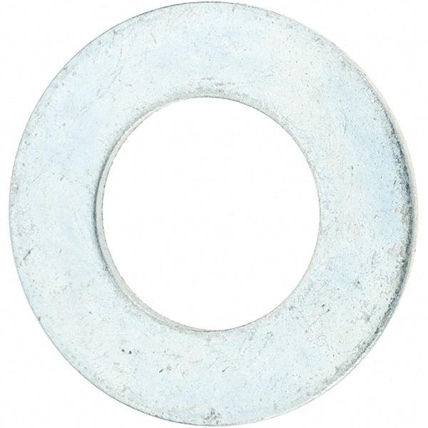 Value Collection - 1-1/2" Screw, Grade 8 Steel SAE Flat Washer - 1-5/8" ID x 3" OD, 3/16" Thick, Zinc-Plated Finish - Caliber Tooling