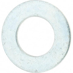 Value Collection - 1-1/2" Screw, Grade 8 Steel SAE Flat Washer - 1-5/8" ID x 3" OD, 3/16" Thick, Zinc-Plated Finish - Caliber Tooling