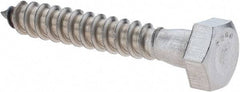 Value Collection - 5/16 Screw, 2" Length Under Head, Stainless Steel, Hex Head Lag Screw - Uncoated, Grade 18-8 - Caliber Tooling