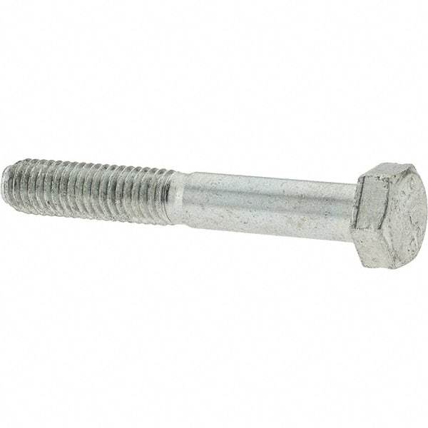 Value Collection - M5x0.80mm Metric Coarse, 35mm Long Hex Head Cap Screw - Partially Threaded, Grade 10.9 Steel, Zinc-Plated Finish, 8mm Hex - Caliber Tooling