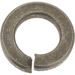 Value Collection - 9/16", 0.141" Thick Split Lock Washer - AISI 4037 Alloy Steel, Zinc Yellow Dichromate Finish, 0.564" Min ID, 0.574" Max ID, 0.965" Max OD - Caliber Tooling