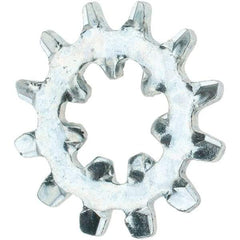 Value Collection - #10 Screw, Steel Internal Tooth Lock Washer - Zinc-Plated, Grade 2 - Caliber Tooling