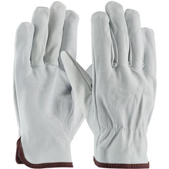 ‎71-3601/L Leather Drivers Gloves - Top Grain Goatskin Leather Drivers - Economy Grade - Keystone Thumb