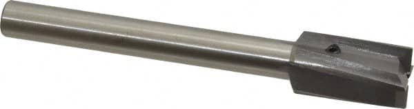 Made in USA - 13/16" Diam, 1/2" Shank, Diam, 4 Flutes, Straight Shank, Interchangeable Pilot Counterbore - Caliber Tooling