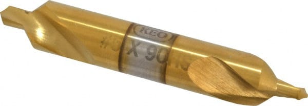 Keo - #5 Plain Cut 90° Incl Angle High Speed Steel Combo Drill & Countersink - Caliber Tooling