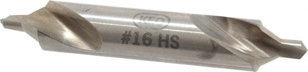 Keo - #16 Bell Cut 60° Incl Angle High Speed Steel Combo Drill & Countersink - Caliber Tooling