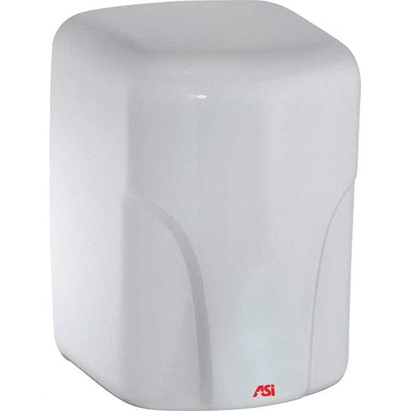 ASI-American Specialties, Inc. - 1600 Watt White Finish Electric Hand Dryer - 110/120 Volts, 14.6 Amps, 8-1/16" Wide x 11-19/64" High x 7-5/64" Deep - Caliber Tooling