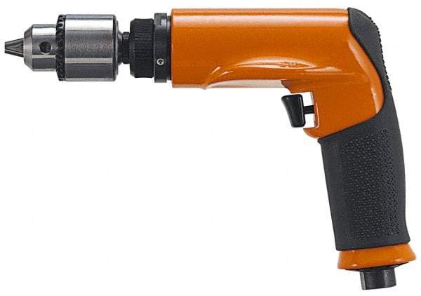 Dotco - 3/8" Keyed Chuck - Pistol Grip Handle, 5,200 RPM, 0.9 hp, 90 psi - Caliber Tooling