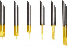 Seco - 3mm Min Bore Diam, 4.7mm Max Bore Depth, 4mm Shank Diam, Boring Bar - Right Hand Cut, Solid Carbide - Exact Industrial Supply