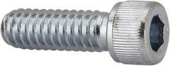 Value Collection - 1/4-20 UNC Hex Socket Drive, Socket Cap Screw - Alloy Steel, Zinc-Plated Finish, Fully Threaded, 3/4" Length Under Head - Caliber Tooling