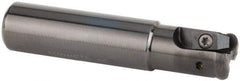 Kennametal - 15.88mm Cutting Diam, 5/8" Shank Diam, 5/8" Max Depth of Cut, Straight Shank Indexable Copy End Mill - 2 Inserts, RP.. 2150.. Insert, KIPR Toolholder, Through Coolant - Caliber Tooling