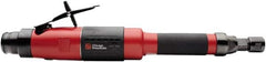 Chicago Pneumatic - 1/4" Collet, Straight Handle, Air Extended Length Die Grinder - 18,000 RPM, Rear Exhaust, 36.8 CFM, 1 hp, 90 psi, 9.5mm Inlet - Caliber Tooling